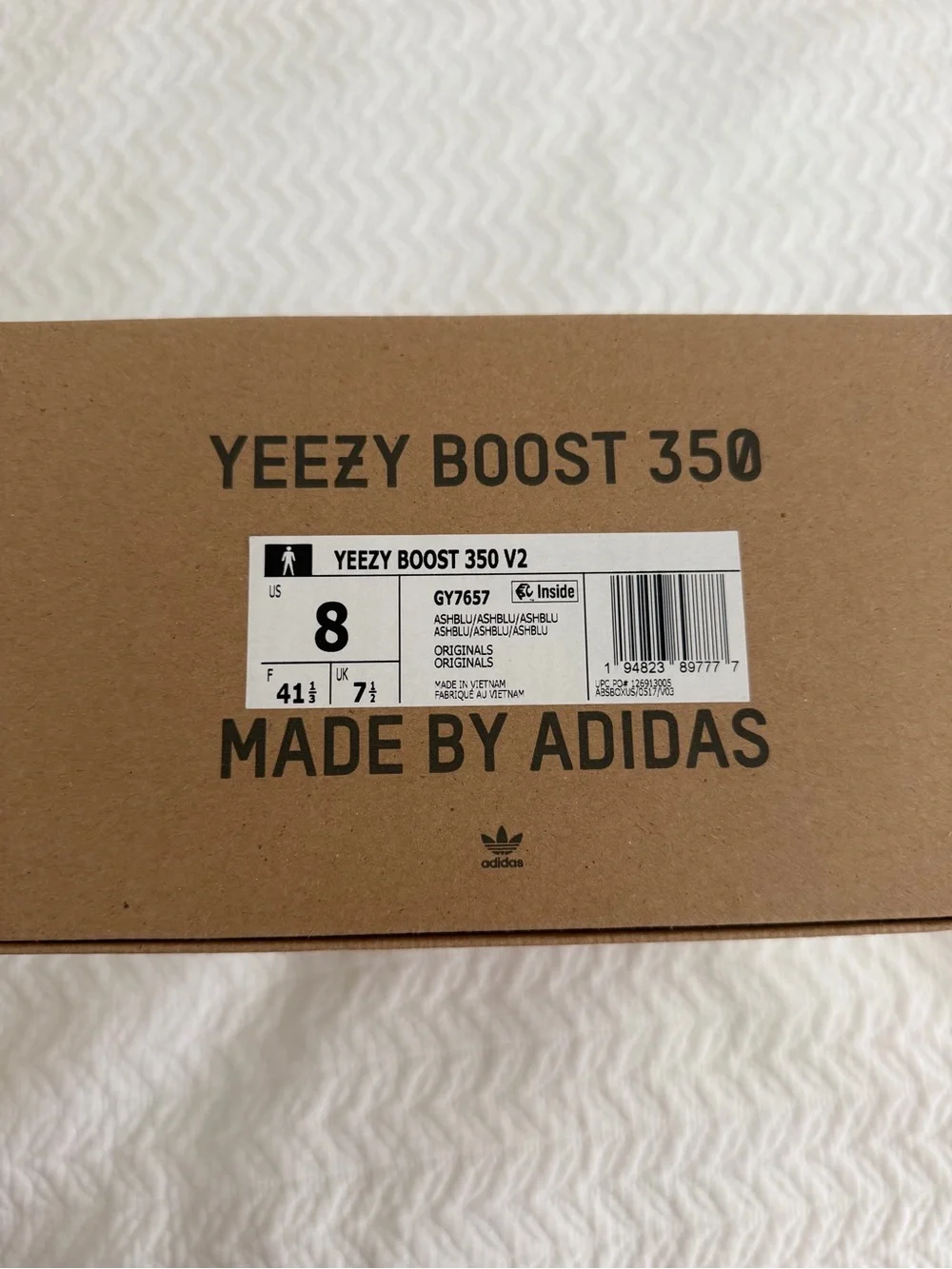 adidas Brown Cardboard Yeezy Boost 350 Box